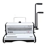 Bindemaschine, Professioneller manueller Drahtbinder F3, Buchbindemaschine Rayson TD-200, 40 Löcher, 3:1, Lochung 20, Bindung 130 Blatt, Büro, Schule,Arbeitssparend