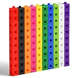 HOTUT Steckwürfel, 100 Stück Mathe Würfel, rechenwürfel...