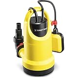 TROTEC Klarwasser-Tauchpumpe TWP 7506 E IPX8 Schutzart, 750 W, 13.000 l/h Förderleistung, Flachabsaugung bis auf 5 mm