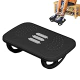 Kixolazr Fußstütze für unter dem Schreibtisch bei der Arbeit – Ergonomische Stützfußhocker für Stuhl, beweglicher, entspannender Standbein, Komfort-Hocker für Schule, Zuhause, Wohnung, Arbeitsplatz