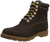 Timberland Herren 6 Inch WR Basic Stiefel, Dark Brown Nubuck, 45 EU