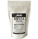 Erythrit and Stevia Mix 0 kcal, KETO Zucker 500g, Puderzucker Zuckerersatz EREVIA PULVER natürlicher ohne Kalorien 1:1 Süße gegenüber Zucker KETO, VEGAN Powder Sweetener, 0 Glykämischer Index