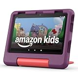 Amazon Fire HD 8 Kids-Tablet (Neueste Generation), für Kinder von 3-7 J. | 3 GB RAM, werbefreie Inhalte, integrierte Kindersicherung, 13 Std. Akkulaufzeit, 32 GB, violett (2024)