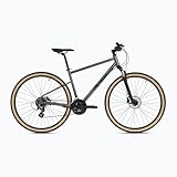ATTABO SANO 3.0-28' Räder, 18' Rahmen - Herren MTB/Trekking Crossrad, 6061 Aluminium Rahmen, SR Suntour SF20 NEX Gabel, Shimano 24-Gang, MT-200 Bremsen