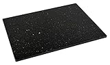 DiConcetto Schneidebrett aus Granit | Steinplatte | Granitplatte | Servierplatte (Granit Star Galaxy, 40 x 30 x 1)