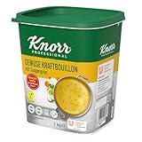 Knorr Gemüse Kraftbouillon (Gemüsebrühe mit Suppengrün, rein pflanzlich, vegan) 1er Pack (1 x 1 kg)