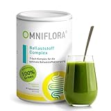 OMNIFLORA® Ballaststoff Complex – Wichtig: 7-fach-Komplex für eine optimale Ballaststoffversorgung – Mit Flohsamenschalen, Inulin, Apfelpektin & patentierten Ballaststoffen – 12g pro Tag