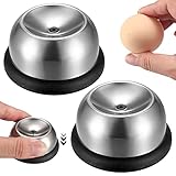 2 Stück Eierstecher Eipicker, Eierpiekser aus Edelstahl und Kunststoff, Eidorn Eierpicker Eierlocher, Eierstecher für rohe Eier, praktisches Egg Gadget für Einpiksen der Eier