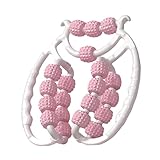 Cellulite Massagegerät, Bein Arm Massageroller, Schlankheits Massageroller, Förderung der Durchblutung, Beinmassagegerät (Rosa)