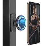 MoKo Magnetische Handyhalterung für Fitnessstudio, 360° Verstellbare Handyhalterung Magnet, Dual Magnetic Phone Holder für MagSafe, Kompatibel mit iPhone 17 16 15 14 13 12, Gym Zubehör Frauen Männer