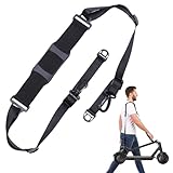 Scooter Tragegurt, Universaler Verstellbarer Tragegurt Handtragegriff für E Scooter, 144-206cm Tragfähigkeit 50kg Tragegurt Laufrad, E-Roller Zubehör, E-Scooter Zubehör