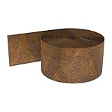 Landschaftseinfassung, Blumenbeeteinfassung, 90 cm, Metallbarriere-, Hinterhof, Terrasse, Landschaft, Hof, Dekoration für Garten, Outdoor, Blumenbeet