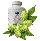 HOPFEN - Hopfenblüten Pur (Humulus Lupulus). 360 Hopfen-Blüten Pulver Kapseln a 350mg. Ruhe + Entspannung bei Hektik & Stress. Harmonie der Wechseljahre. NATUR PUR - ohne ZUSATZSTOFFE. 26655-360**G