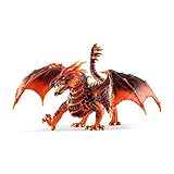 schleich 70138 ELDRADOR CREATURES Lavadrache mit beweglichen Flügeln und Unterkiefer, Spielzeug für Kinder ab 7 Jahren