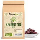 Hagebutten ganz getrocknet 5kg | naturreine, ganze Hagebutten ohne Zusatzstoffe | ideal zur Herstellung von Marmelade und Tee | auch für Pferde und Hunde geeignet | vom Achterhof