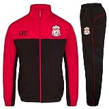 Liverpool FC - Herren Trainingsanzug - Jacke & Hose - Offizielles Merchandise - Geschenk für Fußballfans - Rot - L