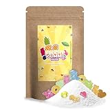 Belissia Gummibärchen Pulver Fertigmischung zur Herstellung von ca. 1KG aromatisierten Fruchtgummis inklusive Anleitung