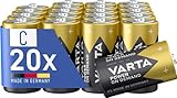 VARTA Batterien C Baby, 20 Stück, Power on Demand, Alkaline, Vorratspack, smart, flexibel, leistungsstark, ideal für Computerzubehör, Smart Home Geräte, Made in Germany [Exklusiv bei Amazon]