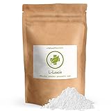 L-Leucin Pulver 300 g - essentielle proteinogene Aminosäure -Fermentationsgewinnung - gentechnikfrei - 100% vegan und rein - glutenfrei/laktosefrei ohne Hilfs- und Zusatzstoffe