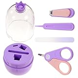 YARNOW 1Satz Babynagelpflege Set Für Neugeborene Teiliges Kit Mit Ergonomischem Aufbewahrungsbox Für Sichere Pflege Empfindlicher Babyfinger Perfektes