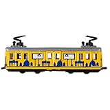 Idena 4259526 - Modell Berliner Straßenbahn, mit Rückzugmotor, ca. 13,5 x 19 x 5 cm, als Spielzeug, typisches Souvenir oder beliebtes Sammlerstück