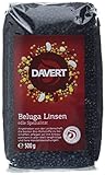 Davert Beluga Linsen schwarz, 2er Pack (2 x 500 g) - Bio