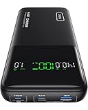 INIU Power Bank, 27000mAh 140W Power Bank Klein Aber Stark USB C Input & Output for Phone & Laptop, Externer Handyakkus für MacBook Pro Steam Deck iPhone 16 15 14 13 12 Pro Samsung S23 iPad etc