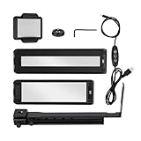 JJC 35 mm und 120 Film-Digitizer-Adapter, Film-Negativ-Scanner mit LED-Hintergrundbeleuchtung, 135 (35 mm) & 120 Filmhalter, Einstellstab für Negative, Kopieren, Digitalisieren, Wiederherstellen von