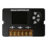 Solarladeregler, PWM verstellbarer Laderegler 10 A/20 A/30 A mit farbigem LCD-Display für Solaranlage (10 A)