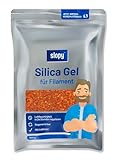 Silica Gel 2in1 für Filament - 900g Regenerierbar & mit Farbindikator - Trockenmittel für 3D-Druck-Perfektion