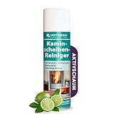HOTREGA Kaminscheibenreiniger 300ml | Selbsttägiger Kaminglasreiniger | Löst Ruß, Rauchharz & Fett selbsttätig und rückstandsfrei