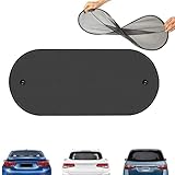 Sonnenschutz für die Heckscheibe, Sonnenschutz mit Saugnäpfen, atmungsaktiv, für die Heckscheibe, atmungsaktiv, blendfreie Abdeckung für Privatsphäre, tragbar für Auto