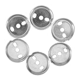 Ciieeo 6 Stück DIY Handtuchstangen Ersatzteile Edelstahl Handtuchstangenteile Badezimmer Hardware Zubehör Toilettenpapierhalter Reparaturset Befestigungsschrauben Für Handtuchstange