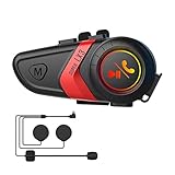 Dawafit LX3 Helm Bluetooth Headset 1200mAh Motorrad BT5.0 Wireless Freisprecheinrichtung Stereo Anti-Jamming Wasserdicht Headset-A