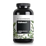 natural elements Weihrauch Kapseln – 1176mg Extrakt aus indischem Weihrauch – 85% Boswelliasäuren – hochdosiert & vegan – Vorrat für 5 Monate – in Deutschland produziert & laborgeprüft