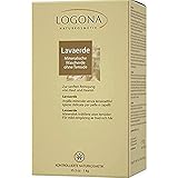 LOGONA Naturkosmetik Lavaerde Pulver, reinigende Tonerde für Haar & Körper, für Masken & Peelings, Wascherde bei empfindlicher Kopfhaut und Schuppen, Ghassoul ohne Tenside, Natürlich & Vegan, 1kg