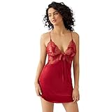 Wacoal Midnight Soiree-Chemise für Damen, Regina Red, Medium