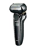 Panasonic Premium Rasierer ES-LV6Q mit 5 Scherelementen, Nass- & Trockenrasierer mit flexiblem 3D-Scherkopf & ausklappbarem Bart-Trimmer