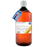 HERRLAN® Paraffinöl Ph. Eur. 1 Liter – Weißöl - medizinischer Qualität – farblos, geruchslos & dünnflüssig – BAuA-Nr. N-111510 – Industrie & Technik – Made in Germany