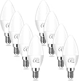 YIIFELL E14 Led Warmweiss, Glühbirne E14, 8er-Pack, 5w Ersetzt 40W Glühbirne, 2700k Nicht Dimmbar, Warmweiß 200° Abstrahlwinkel AC 220-240V (Warmweiß)
