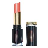 Revlon Super Lustrous Glass Shine Lipstick, hochglänzende Lippenfarbe mit feuchtigkeitsspendender, cremiger Formel, angereichert mit Hyaluronsäure, Aloe und Rosenquarz, 026 Dewy Peach, 3,1 g.