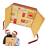 Weihnachts-Adventskalender, Countdown-Box, 24-Tage-Weihnachtskalender, Adventskalender, Urlaubsbox, Weihnachts-Countdown-Box, festlicher Adventskalender, personalisierter Weihnachtskalender, Chri