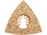 HERO Hartmetall Schleifplatte Dreieck Raspel Multimaster Deltaschleifer 80mm Delta Schleifer Oszillierende OIS Multischneider Multifunktionswerkzeug Zubehör für Bosch Fein Multimaster Karbidraspel