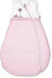 Sterntaler Schlafsack für Kleinkinder, Ganzjährig, Wärmeregulierung, Reißverschluss, Größe: 110, Emmi Girl, Weiß/Rosa