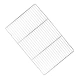iplusmile Kühlnetz Zum Backen Und Grillen Kühlung Ninja Doppelt Gestell Quartal Kochen Rack-pfanne Luft Planke Prüfer Spieße Cookie -kühlregal Tablett Liner Rostfreier Stahl Silver