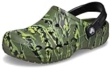 Crocs Baya Herren Clogs mit saisonalem Aufdruck, Tiger-Camouflage, 10 UK (M11)