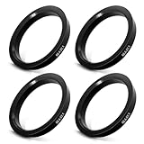 Zentrierringe 66.6 auf 57.1 mm Radkappen - 4 Stück Zentrierringe Kunststoff Kompatibel mit VW, Mercedes Benz, Audi, Radnaben Zentrierringe zur Alufelgen oder Stahlfelgen, Reduzierung von Vibrationen