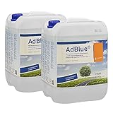 A&G-heute AdBlue® 20l | 2X 10 Liter | Hochreine Harnstofflösung für SCR Abgasreduktion | ISO 22241 | Einfüllschlauch | Reduziert Stickoxidenabgabe