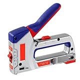 TRDEWR Nagelpistole 4-in-1-Hochleistungstacker for Heimwerker, Heimdekoration, Möbelhefter, Manuelle Nagelpistole Mit 4000 Heftklammern, Nagler Sicherheitsverriegelungstaste
