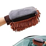 Chenille-Mikrofaser-Waschhandschuhe, Mikrofaser-Waschhandschuhe, keine Kratzer, kein Abrieb, Autowaschbürste, Mikrofaser-Handschuhe, effektive Reinigungshandschuhe